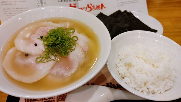 「【30周年限定】シン・ゲンコツチャーシューメン 佐賀海苔」@らあめん花月嵐 川崎西口店の写真