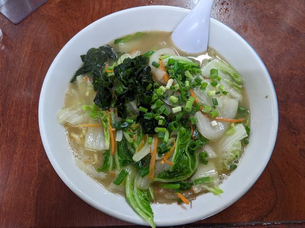 「タンメン：870円」@札幌ラーメン どさん子 亀有南口店の写真