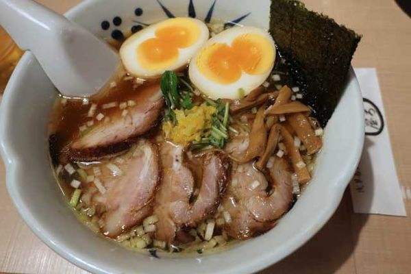 「ちゃーしゅうめん　1,100円＋縁たま　150円」@与ろゐ屋の写真