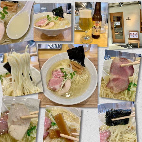 「鶏塩らぁ麺800円」@MENYA NAKAGAWAの写真