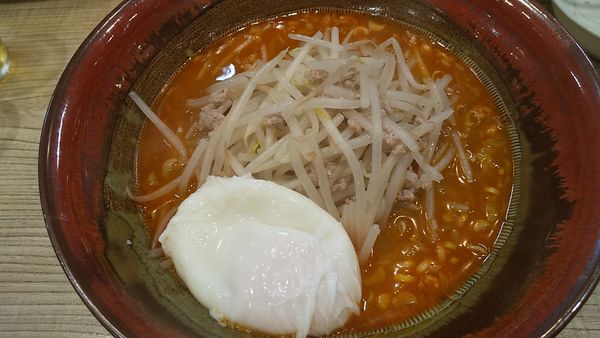 「味噌らーめん+半熟玉子」@らーめん 高尾の写真