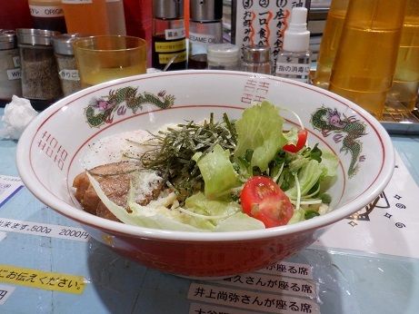 「洋風イタリアン油そば」@油そば専門店 のせ屋の写真