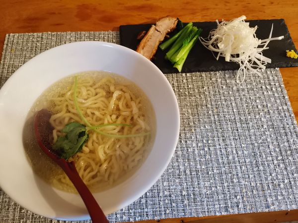 「虎巴徠そば(塩)」@貝出汁 まぜそば 虎巴徠の写真