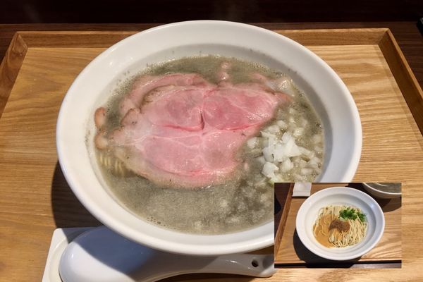 「煮干そば＋本日の和え玉C(オマール海老の和え玉)」@NIBOSHIMANIAの写真