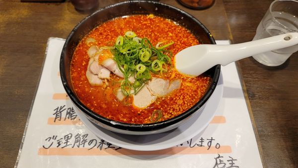 「赤味噌ラーメン」@来来亭 石神井店の写真