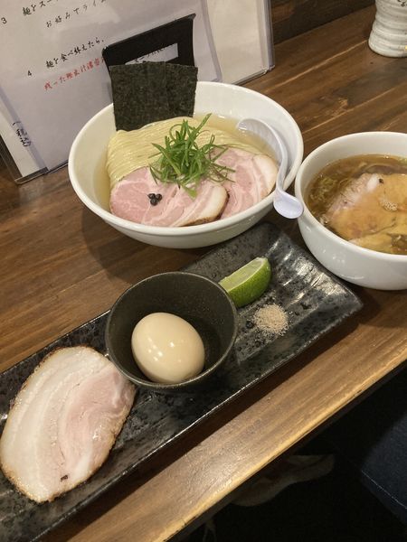 「特製つけ麺、醤油」@だれやめやの写真