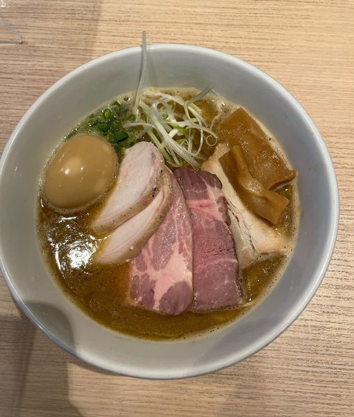 「特製濃厚魚介ラーメン+中盛」@麺屋 一燈の写真