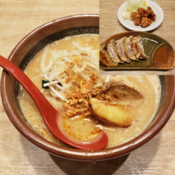 北海道味噌らーめん·唐揚げ·餃子