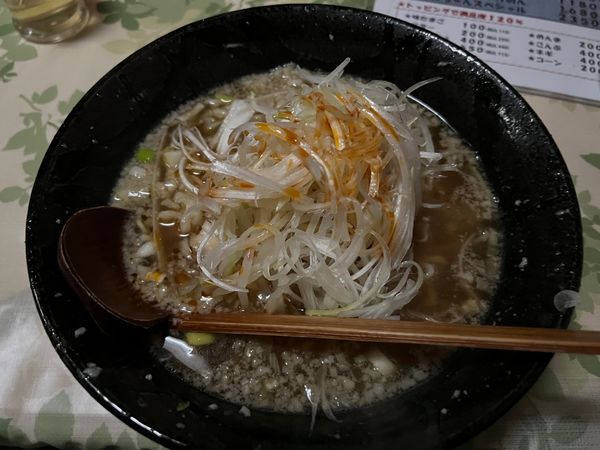「ねぎらーめん」@らーめん 邦心 松本駅前店の写真