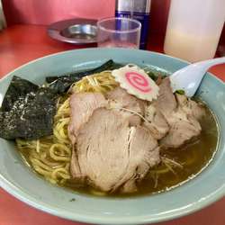 ネギチャーシュー　半ライス