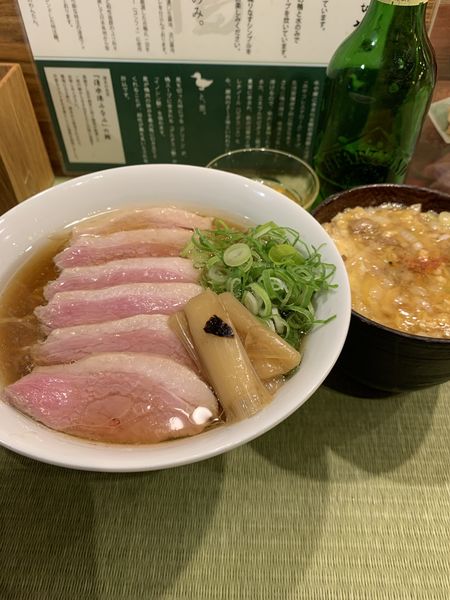 「鴨コンフィ麺」@らーめん 鴨to葱の写真