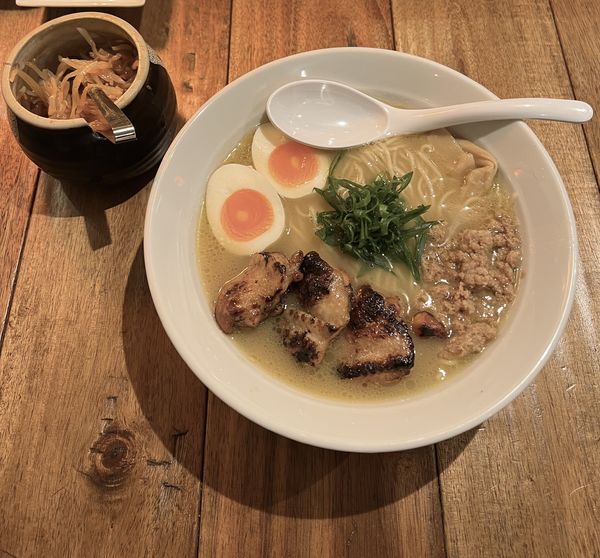 「鷄ポタラーメン」@OMORI鶏ポタBASEの写真