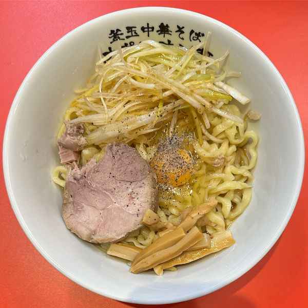 「リッチ釜玉」@釜玉中華そば ナポレオン軒 京急蒲田店の写真