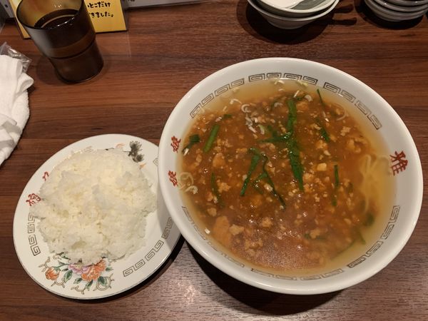 「スタミナラーメン ¥770 半ライス ¥110」@娘娘 浦和仲町店の写真