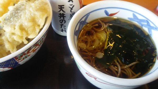 「昼得 天丼セット 878円」@和食 さと 足立島根店の写真