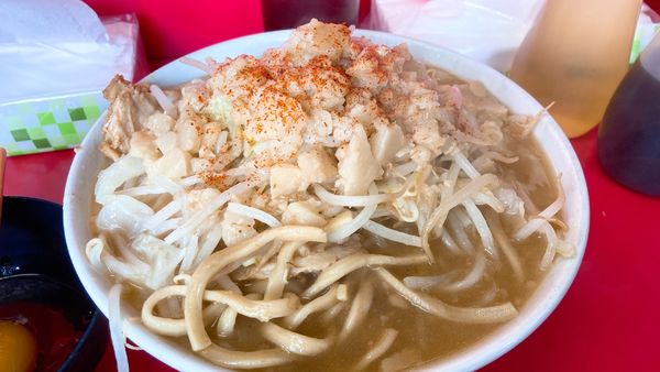 「小ラーメン(ニンニク無し脂多め)」@ラーメン二郎 仙台店の写真