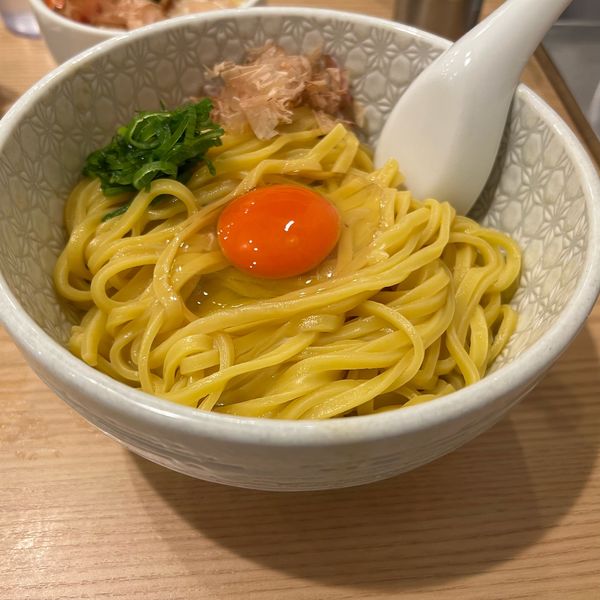 「日本一釜玉麺屋」@麺や 麦ゑ紋の写真