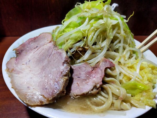 「塩ラーメン（閉店間際）・大600・生姜」@D麺の写真