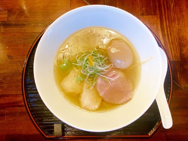 「中華そば:900円、たまご:100円」@中華蕎麦こかげの写真