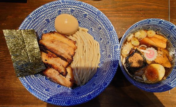 「魚介系つけめん＋味玉＋チャーシュー」@麺屋たつみ 喜心 秩父店の写真