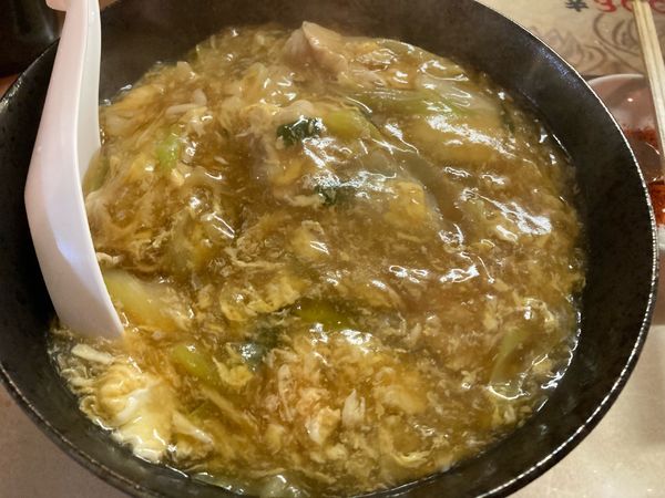 「野菜とかきたまのあんかけらーめん¥700」@町のらーめん屋さんの写真
