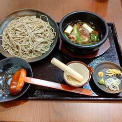 鴨汁つけそば(並盛・150g・十割)1,800円