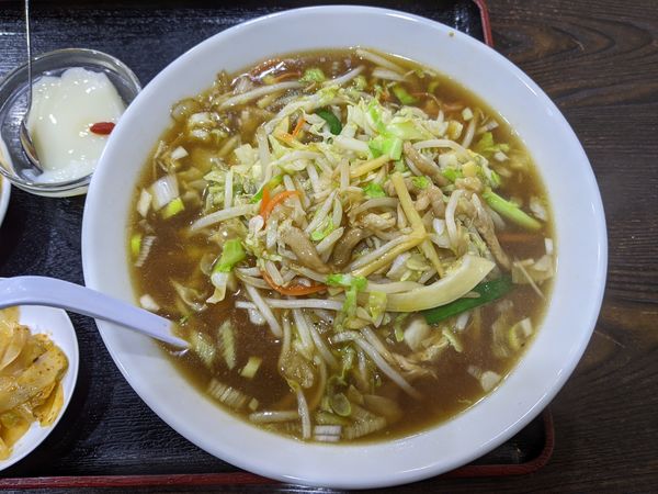 「野菜タン麺セット：650円」@成都の写真