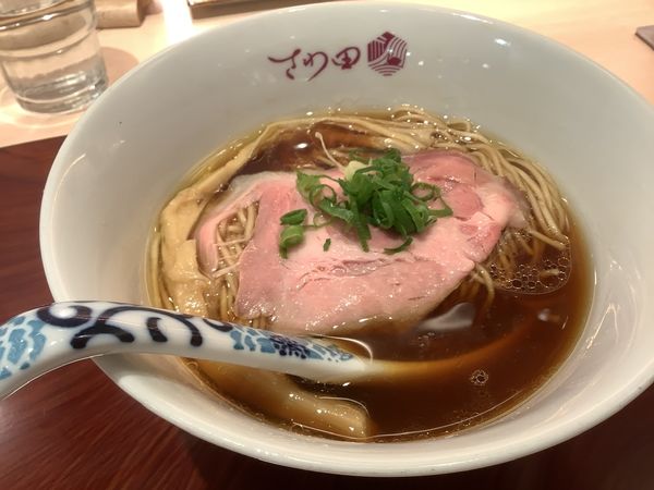 「鴨と大山どり 鴨だし 中華そば  900円」@鴨そば さわ田 ヨドバシ横浜店の写真