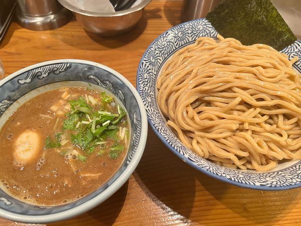 「濃厚味玉入つけ麺　大盛」@道玄坂マンモスの写真
