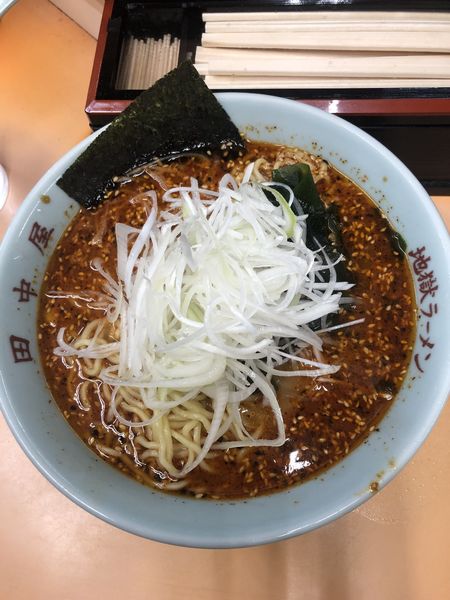 「地獄らーめん極上級1 大盛」@地獄ラーメン 田中屋の写真