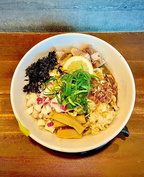 「イカ肝と煮干の濃厚まぜそば」@中華蕎麦 志の写真