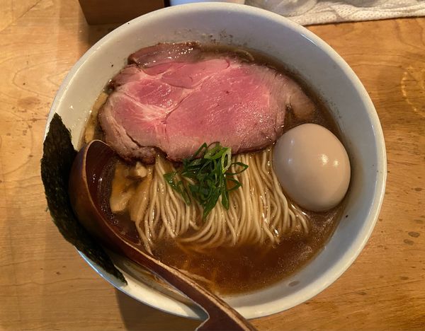 「味玉そば」@中華蕎麦 蘭鋳の写真