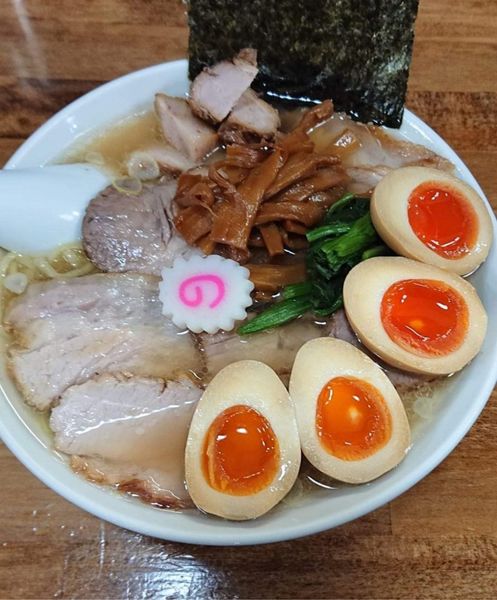 「しおチャーシューメン+味玉W」@オランダ軒の写真