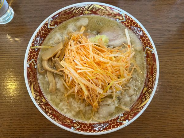 「味噌ネギラーメン（辛）」@自家製手もみ麺 ラーメン赤松の写真