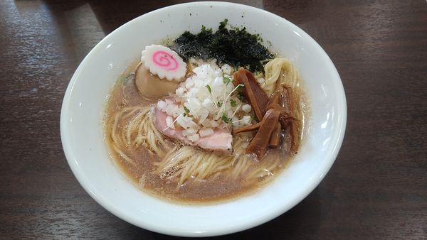 「あっさり煮干 味玉蕎麦¥850-」@中華蕎麦 萌芽の写真