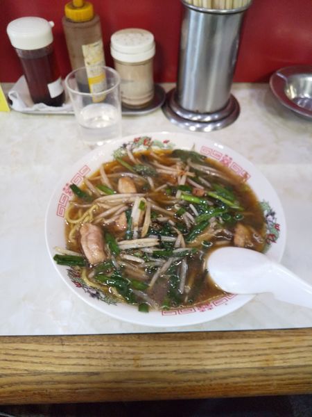 「ニラそば800円」@中華料理 太陽の写真