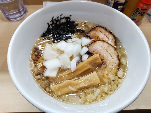 「限定B 背脂煮干しラーメン」@手揉み中華そば 中村の写真