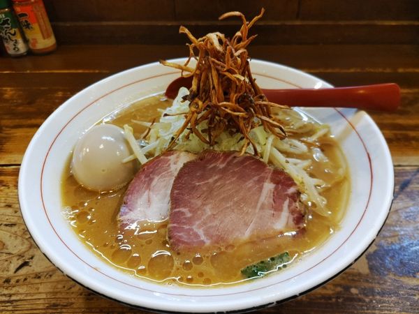 「味玉味噌らーめん」@東京味噌らーめん 鶉の写真
