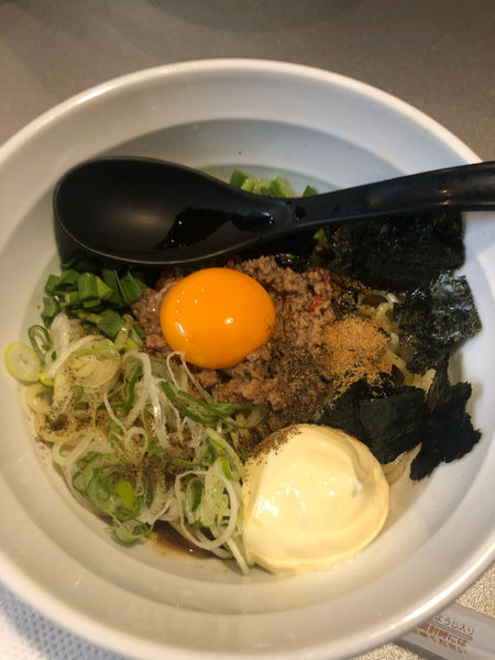 「まぜそば (650円)」@天雷軒 神谷町の写真