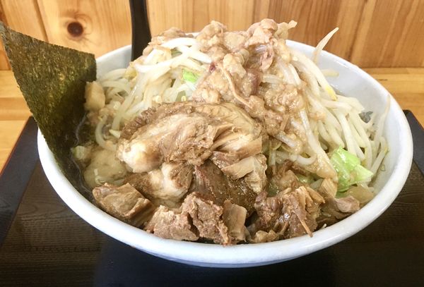 「もやしラーメン(醤油850¥)」@地鶏ラーメン 赤大屋の写真