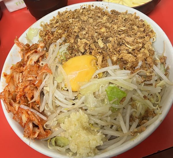 「汁なし」@ラーメン二郎 仙台店の写真