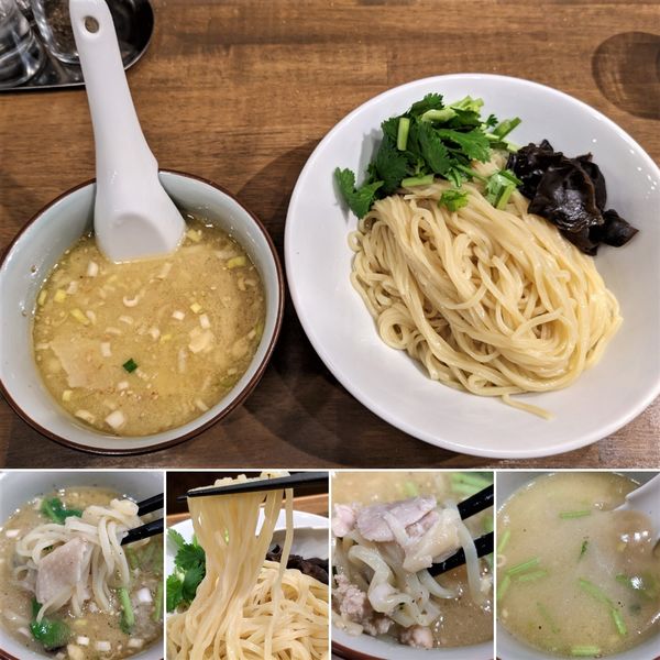 「鶏白湯つけ麺　950円」@鶏白湯ラーメン 鳥ぶしの写真