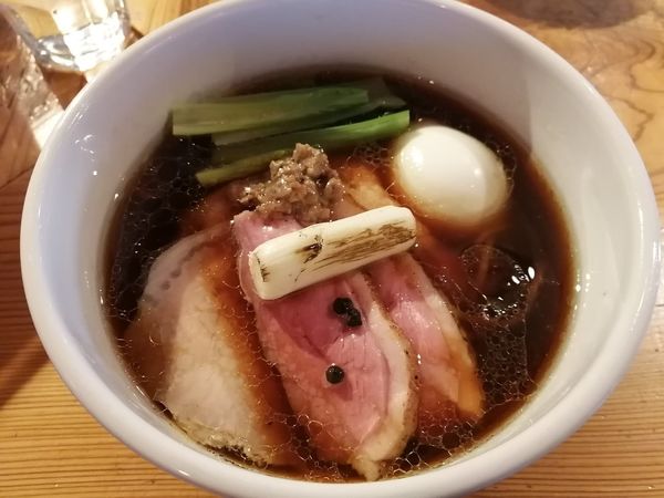 「特製　岩手がもの中華そば　醤油　1700」@麺処 図鑑の写真