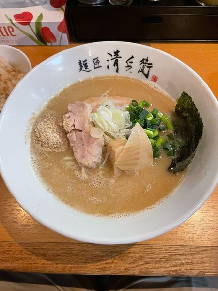 「濃厚そば　850円」@麺匠 清兵衛の写真