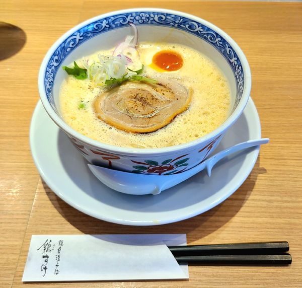 「味噌鶏白湯らーめん」@鶏白湯そば 鶏すけの写真