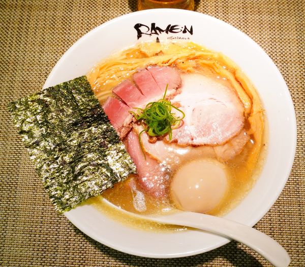 「特製塩そば＋生ビール」@Ramen にじゅうぶんのいちの写真