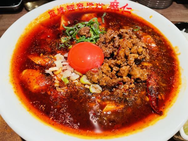 「麻辣麻婆麺 1,000円 肉味噌 150円」@麻婆麺専門店 マジンの写真