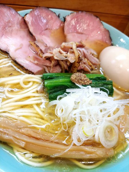 「特肉シャモ中華そば」@仙臺自家製麺こいけ屋分店 綠栽の写真