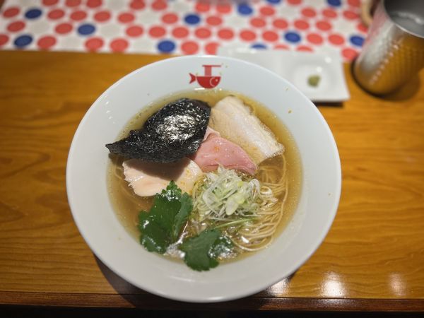 「鯛塩ラーメン(細麺) 1200円」@瀬戸内ラーメン めで鯛の写真