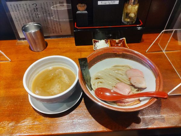「つけ麺」@長男、ほそのたかしの写真